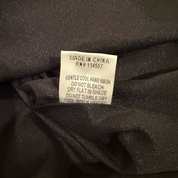 THML Black Blouse with Tassel Accents - Picture 5 of 6